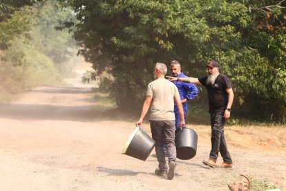 Incendio de Anllares del Sil en León.