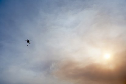 Incendio en Boca de Huérgano (León).