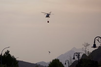 Incendio en Boca de Huérgano (León).