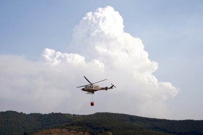 Incendio en Boca de Huérgano (León).