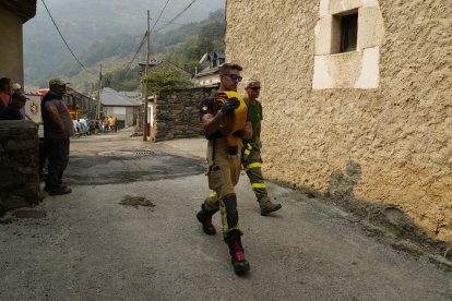 Incendio en Salientes (León)
