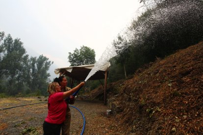 Incendio en Colinas del Campo de Martín Moro Toledano perteneciente al municipio de Igüeña (León)