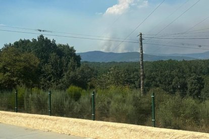 La UME en el incendio de Anllares en León
