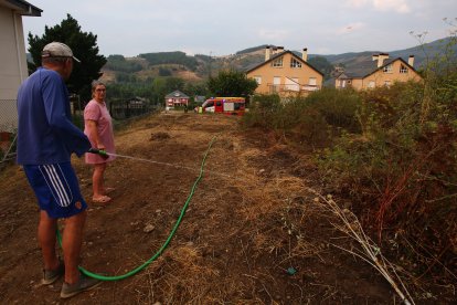 Incendio en Molinaseca (León)