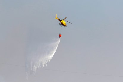 Incendio en Garaño (León)