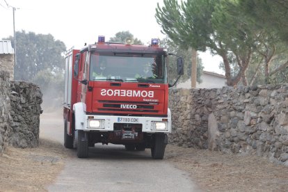 Incendio entre Malillos y la Cernecina en Zamora
