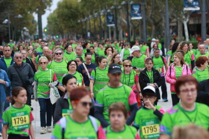 Marcha contra el cáncer en Zamora.