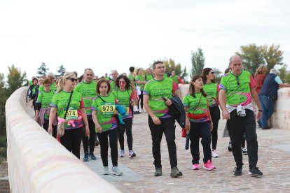 Marcha contra el cáncer en Zamora.