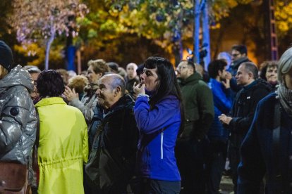 Más de 2.000 personas toman las calles de la capital palentina, en la protesta contra Adif.