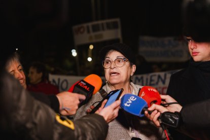 Más de 2.000 personas toman las calles de la capital palentina, en la protesta contra Adif.
