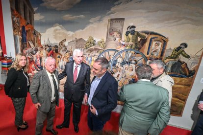 Presentación de la exposición ‘Real Fábrica de Tapices. Obra moderna y contemporánea’.