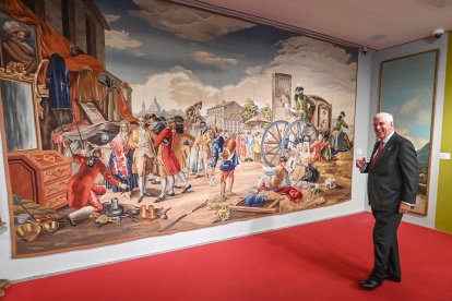 Presentación de la exposición ‘Real Fábrica de Tapices. Obra moderna y contemporánea’.