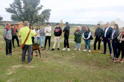 Participantes de la Escuela de Pastores, impartidas dentro del proyecto Reactiva Brañosera (Palencia)