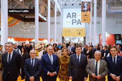 Alberto Alonso, Víctor Caramanzana, Jesús Julio Carnero, Alfonso Fernández Mañueco, Gonzalo Santonja y Conrado Íscar