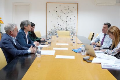 Fernández Carriedo durante la reunión con Soria Ya.