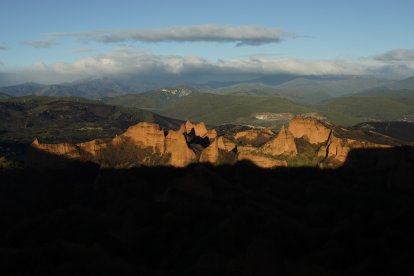 Estado del paraje de Las Médulas tras los incendios del verano.