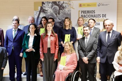 La reina Letizia acude a la reunión del Consejo Del Real Patronato sobre Discapacidad en la celebración del Día Internacional de la Discapacidad.