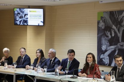 La reina Letizia acude a la reunión del Consejo Del Real Patronato sobre Discapacidad en la celebración del Día Internacional de la Discapacidad.