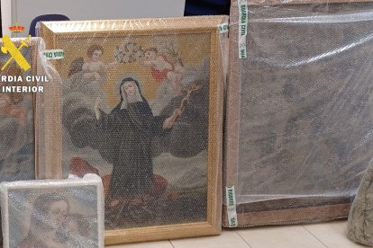 Las obras recuperadas tras el traslado del monsterio de Belorado