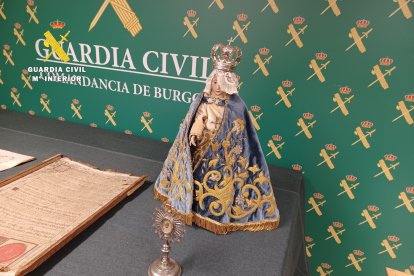 Las obras recuperadas tras el traslado desde el monsaterio de Belorado