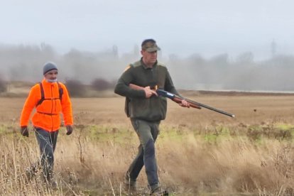 Distintos momentos de la final del campeonato de España de Caza menor con perro