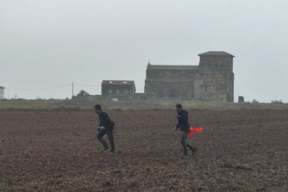 Distintos momentos de la final del campeonato de España de Caza menor con perro