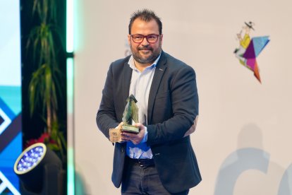 Raúl Rodríguez tras recibir el Cossío.