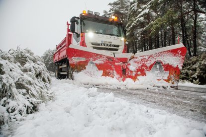 La nieve regresa a las zonas montañosas del sur de Salamanca.