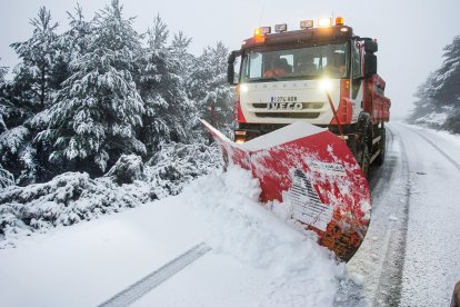 La nieve regresa a las zonas montañosas del sur de Salamanca.