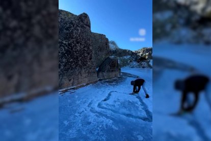 Un influencer se baña en las lagunas glaciares de la Sierra de Gredos