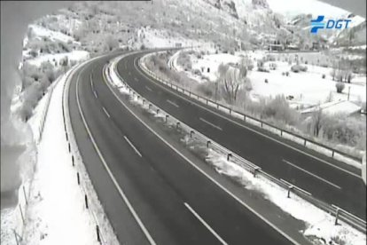 Carretera AP-66, km 88, en León