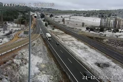 Carretera A-1, km 133, en Segovia