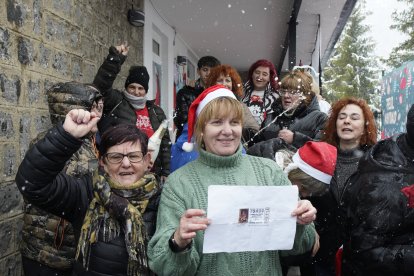 La asociación Alzheimer Laciana situada en Villaseca de Laciana (León), agraciada con el Gordo de Navidad