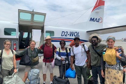 El investigador del Campus de Ponferrada Víctor Fernández participa en una expedición internacional liderada por National Geographic para proteger el delta africano del Okavango