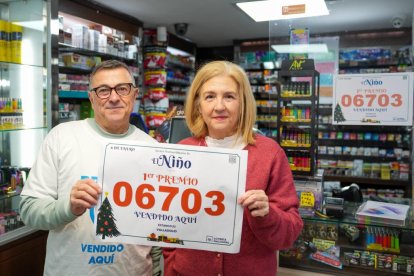 Establecimiento de Valladolid donde han tocado dos décimos de la lotería del Niño.