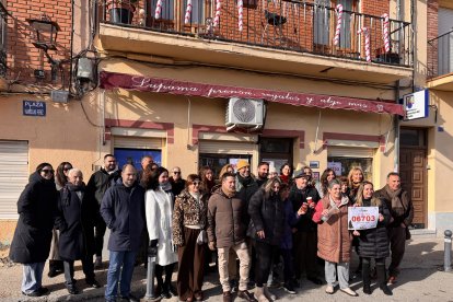 Primer premio de la lotería del Niño en Fontiveros (Ávila)