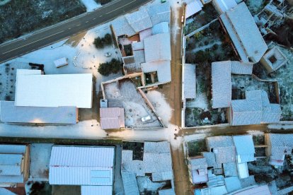 Ligera nevada en la provincia de Valladolid