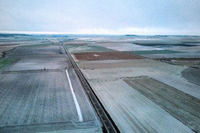Ligera nevada en la provincia de Valladolid