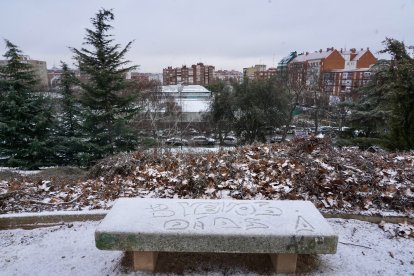 Ligera nevada en Valladolid