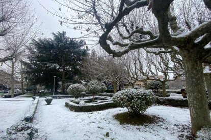 Nieve en León.