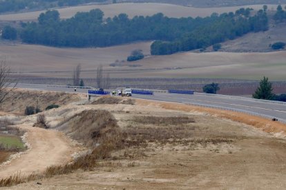 Estado de ejecución en los tramos de la A-11 en la provincia de Valladolid.