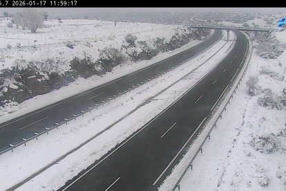 Cámara de tráfico en la AP-51 en Ávila