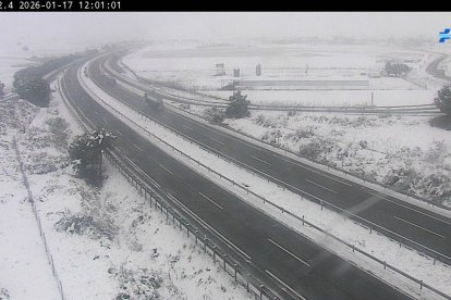 Cámara de tráfico en la AP-6 en Ávila