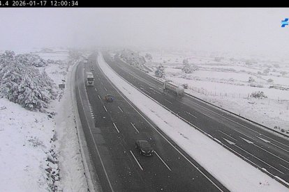 Cámara de tráfico en la AP-6 en Segovia