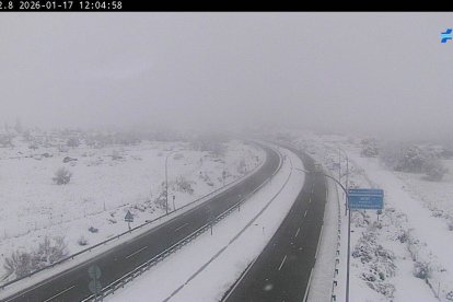 Cámara de tráfico en la AP-51 en Segovia