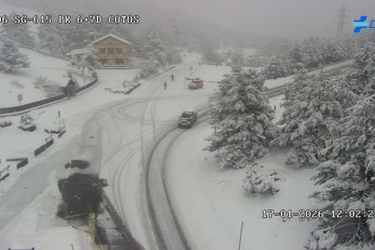 Cámara de tráfico en la SG-615 en Segovia