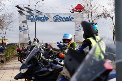 Concentración de Motauros en Tordesillas (Valladolid)