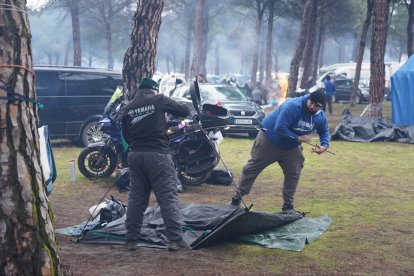 Concentración de Motauros en Tordesillas (Valladolid)