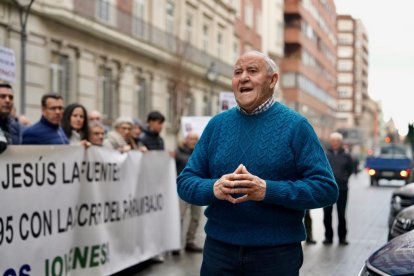 Protestas contra la presidenta de la CHD en Valladolid.
