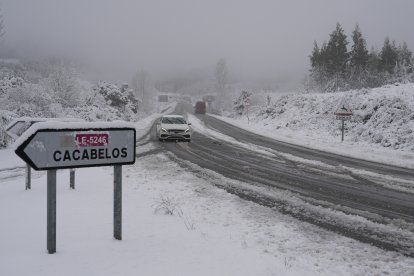 Temporal de nieve en El Bierzo.